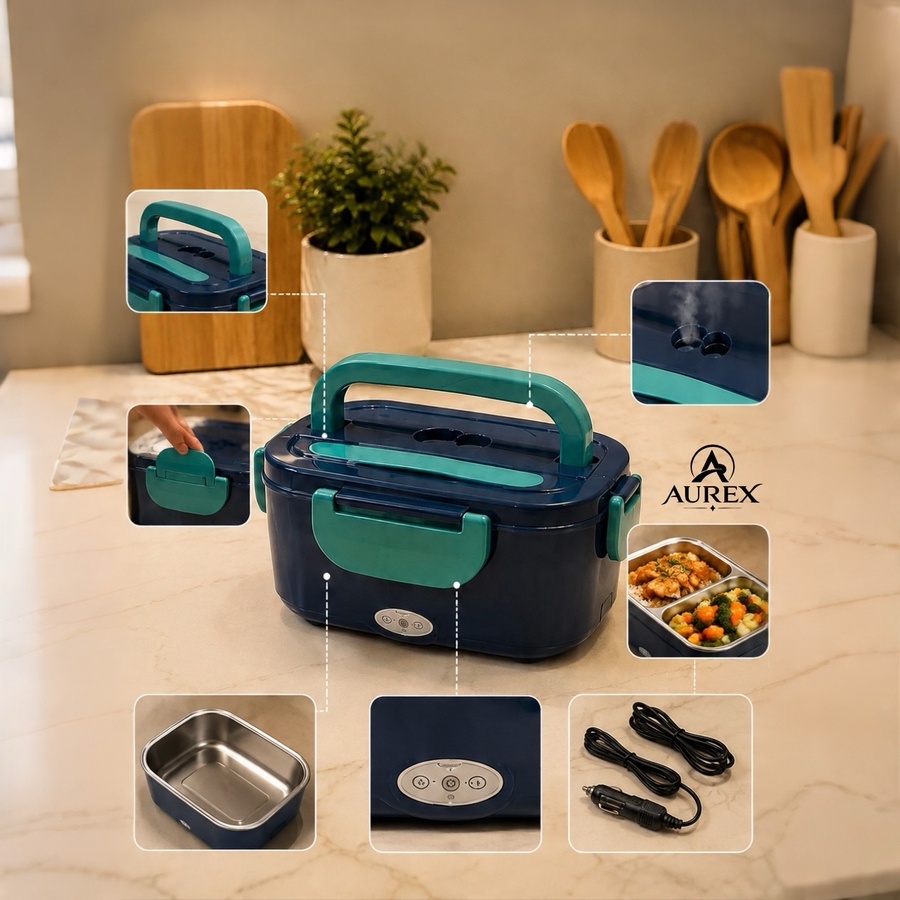 🍱 علبة طعام كهربائية – Electric Lunch Box